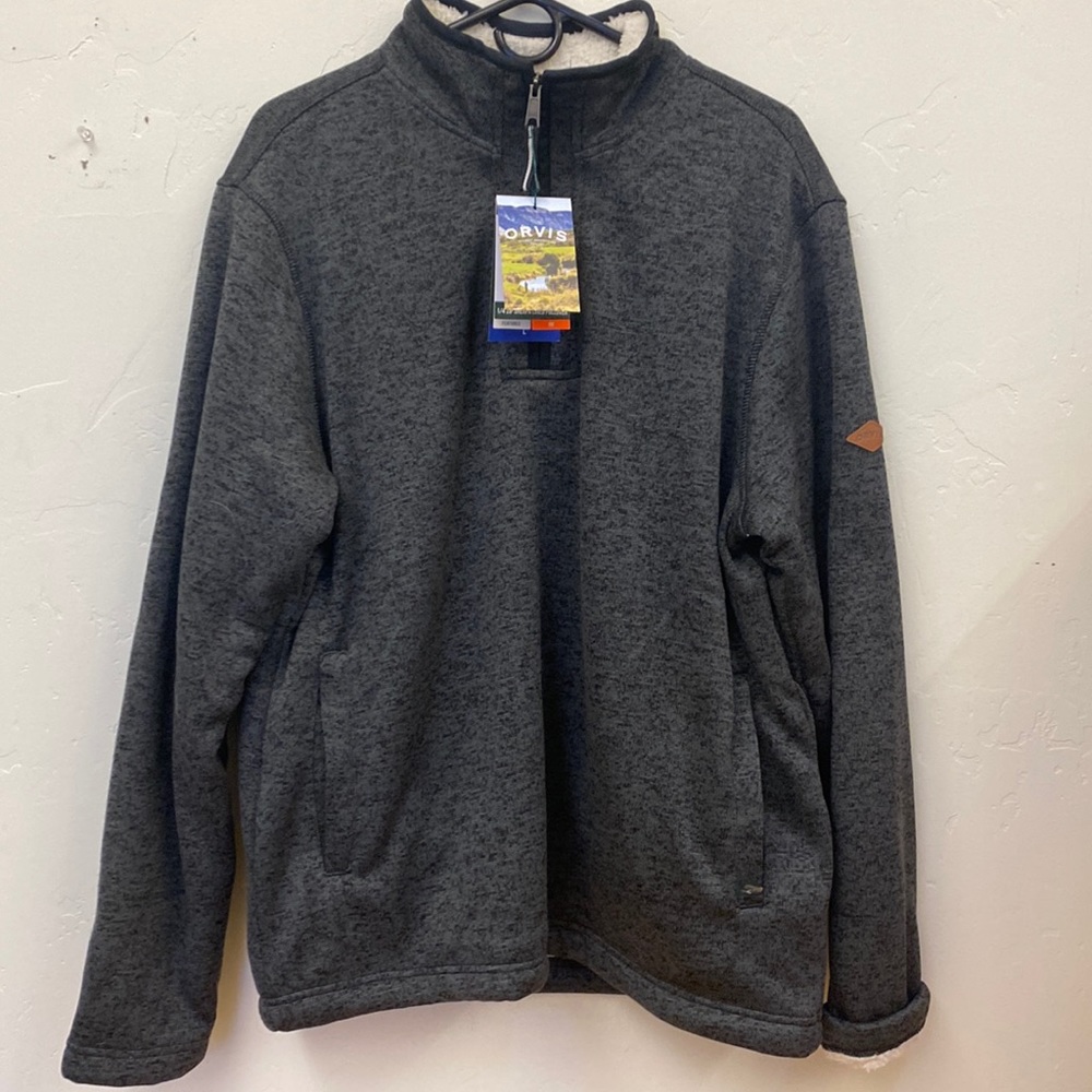 Orvis 1/4 zip Sherpa Lined Pullover